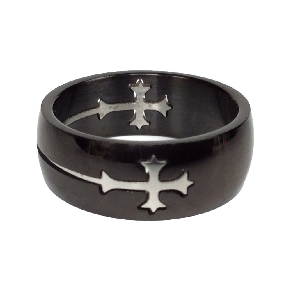 Men’s Cross Pattern Ring